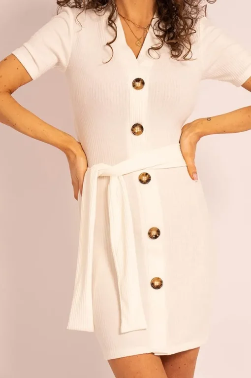 Marisol Mekko Cream Valkoinen<ANGELL Fashion