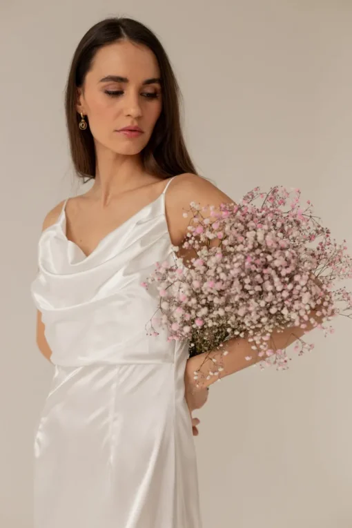 Marlena Satiinimekko Luonnonvalkoinen<Enteliér Fashion