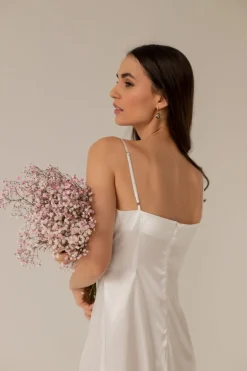 Marlena Satiinimekko Luonnonvalkoinen<Enteliér Fashion