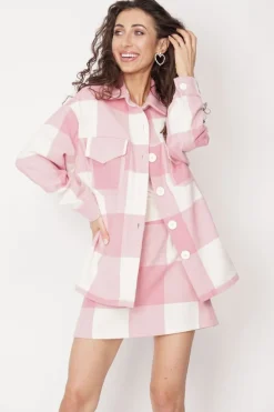 Martin Wool Skirt Pink<ANGELL Cheap