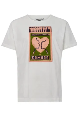 Matchmaking Women's Cotton T-Shirt Off White<KOMODO Best Sale