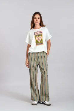 Matchmaking Women's Cotton T-Shirt Off White<KOMODO Best Sale