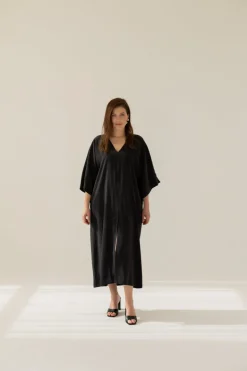 Mathilde Kimono Mekko Musta<Enteliér Online