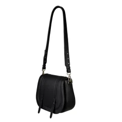 Maxi Saddle Bag No. 408 Black<NOVINSKA Sale