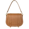 Maxi Saddle Bag No. 408 Caramel Brown<NOVINSKA Best