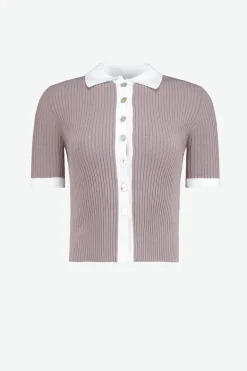 Maylis Polo Shirt Gianduia<The Bodysuit of Barcelona Fashion