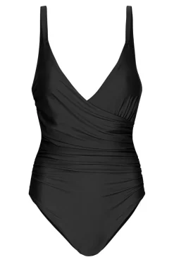 Medewi Draped Onepiece Nero<Copenhagen Cartel Store