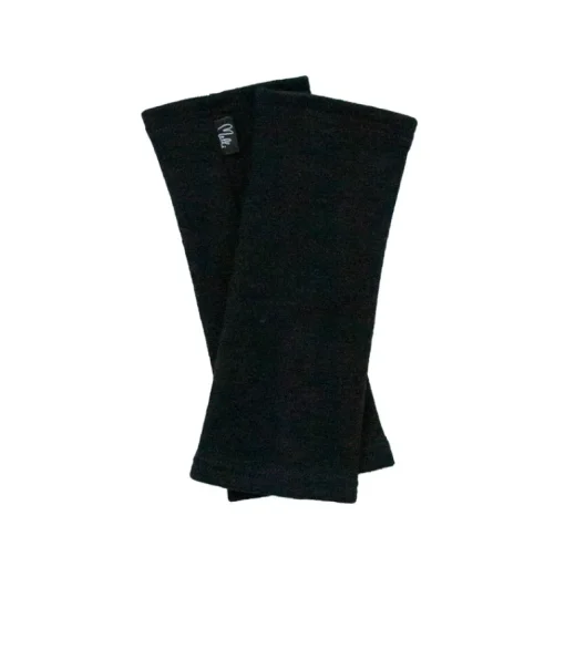 Merino Wool Wrist Warmers Black<Melli EcoDesign Online