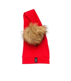 Santa Hat With Faux Fur Pompom Red<Melli EcoDesign Flash Sale