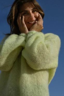 Melody Mohair Jumper Limone<Salanida Sale