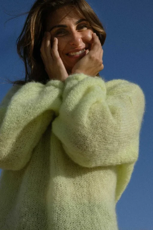 Melody Mohair Jumper Limone<Salanida Sale