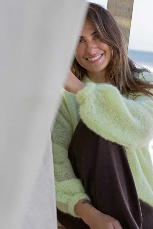 Melody Mohair Jumper Limone<Salanida Sale
