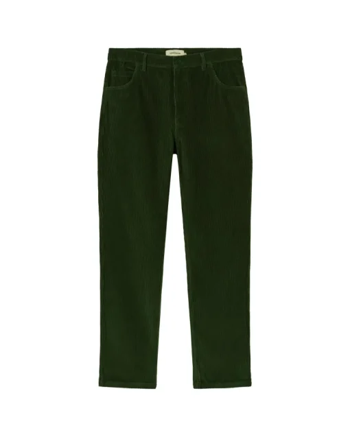 Men's 5 Pockets Corduroy Pants Green<Thinking MU Hot