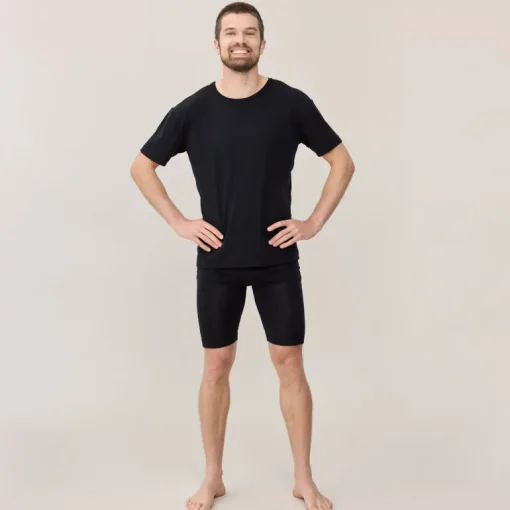 Men's Classic T-Shirt Merino Silk<Tam Silk New