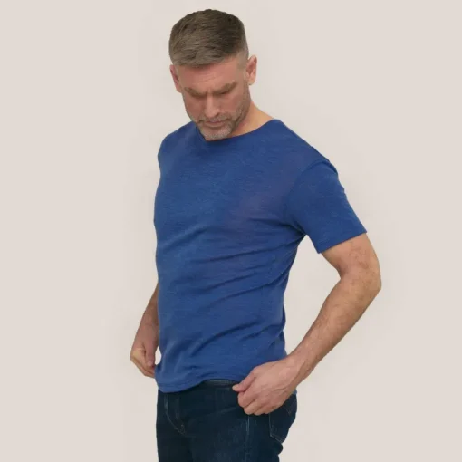 Men's Classic T-Shirt Merino Silk<Tam Silk New