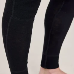 Men's Forest Wool Long John's Black<Tam Silk Cheap