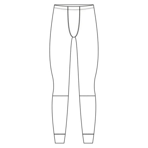 Men's Forest Wool Long John's Black<Tam Silk Cheap