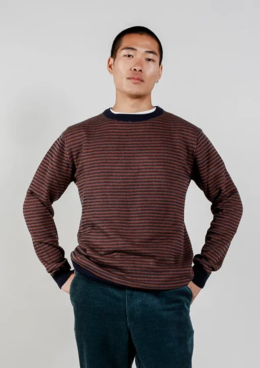 Men's Opal Organic Cotton Jumper Earth<KOMODO Shop