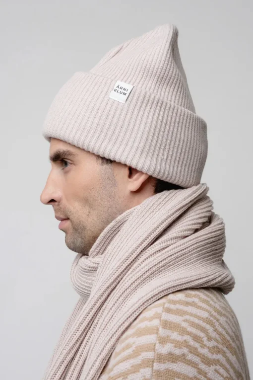 Men's Ore Merino Wool Beanie<ÄRNI BLUM Fashion