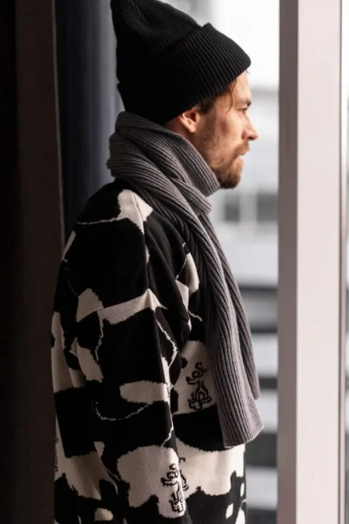Men's Ore Merino Wool Beanie<ÄRNI BLUM Fashion