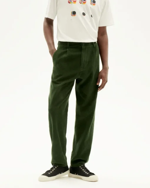 Men's Wotan Corduroy Pants Green<Thinking MU Best Sale