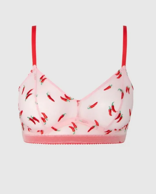 Mesh Balconette Powder Pink/Fiery Red<UNDERSTATEMENT Discount