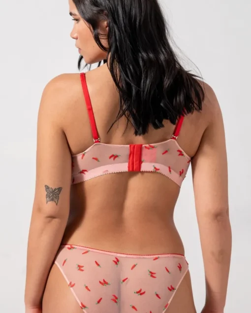 Mesh Balconette Powder Pink/Fiery Red<UNDERSTATEMENT Discount