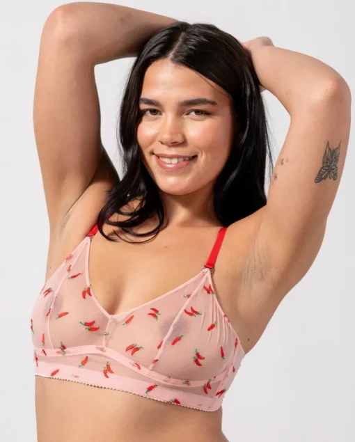 Mesh Balconette Powder Pink/Fiery Red<UNDERSTATEMENT Discount