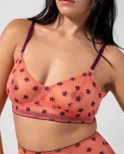 Mesh Balconette Rintaliivit Koralli<UNDERSTATEMENT Clearance