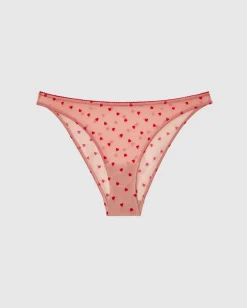 Mesh Bikini Alushousut Vaaleanpunainen / Punainen<UNDERSTATEMENT Cheap