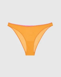 Mesh Bikini Briefs Apricot/Neon Pink<UNDERSTATEMENT Shop