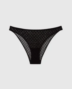 Mesh Bikini Briefs Black Dots<UNDERSTATEMENT Cheap