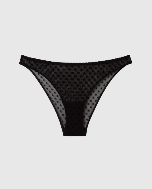 Mesh Bikini Briefs Black Dots<UNDERSTATEMENT Cheap