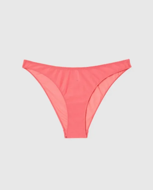 Mesh Bikini Briefs Coral<UNDERSTATEMENT Online
