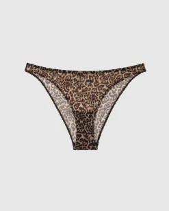 Mesh Bikini Briefs Leopard<UNDERSTATEMENT Outlet