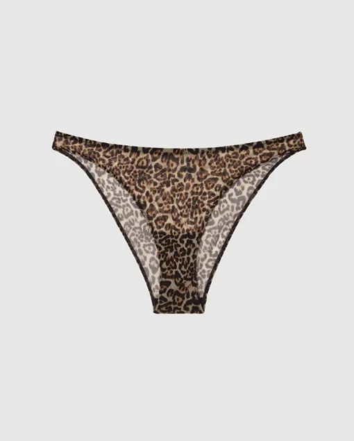 Mesh Bikini Briefs Leopard<UNDERSTATEMENT Outlet