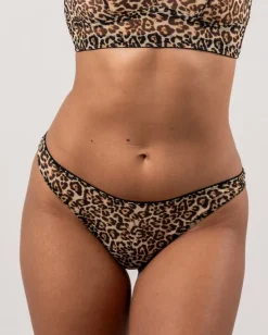 Mesh Bikini Briefs Leopard<UNDERSTATEMENT Outlet