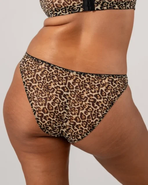 Mesh Bikini Briefs Leopard<UNDERSTATEMENT Outlet