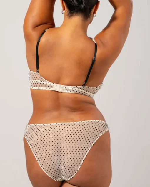 Mesh Bikini Briefs Polka Dots<UNDERSTATEMENT Clearance