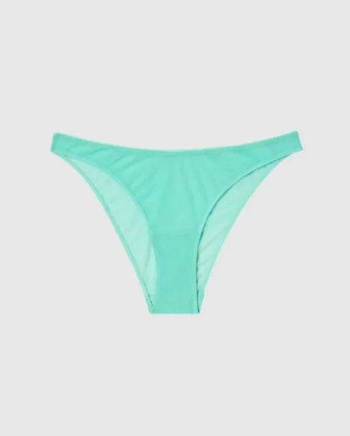 Mesh Bikini Briefs Turquoise<UNDERSTATEMENT Online