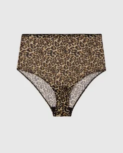 Mesh Highwaist Briefs Leopard<UNDERSTATEMENT Best Sale