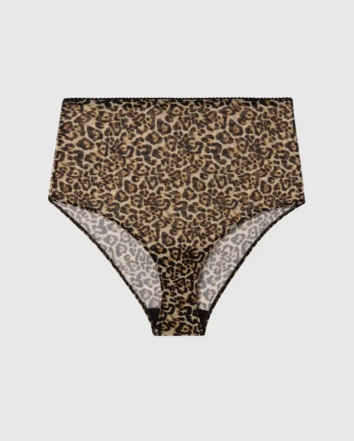 Mesh Highwaist Briefs Leopard<UNDERSTATEMENT Best Sale
