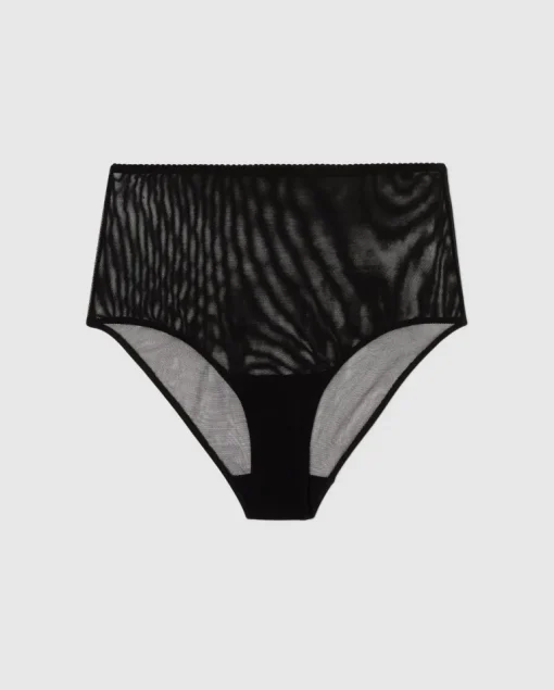 Mesh Highwaist Briefs Mesh Mania Black<UNDERSTATEMENT Hot