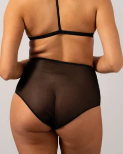 Mesh Highwaist Briefs Mesh Mania Black<UNDERSTATEMENT Hot