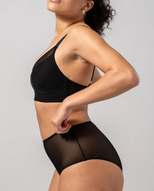 Mesh Highwaist Briefs Mesh Mania Black<UNDERSTATEMENT Hot