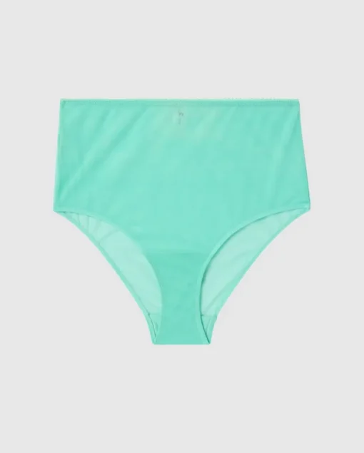 Mesh Highwaist Briefs Turquoise<UNDERSTATEMENT Cheap