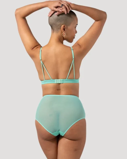 Mesh Highwaist Briefs Turquoise<UNDERSTATEMENT Cheap
