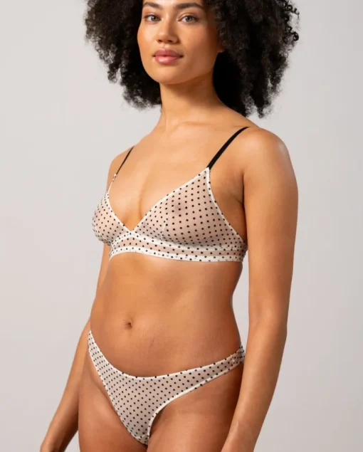 Mesh Stringit Valkoinen/Musta<UNDERSTATEMENT Fashion