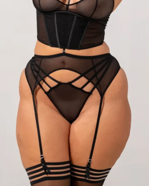 Mesh Suspenders Black<UNDERSTATEMENT Outlet