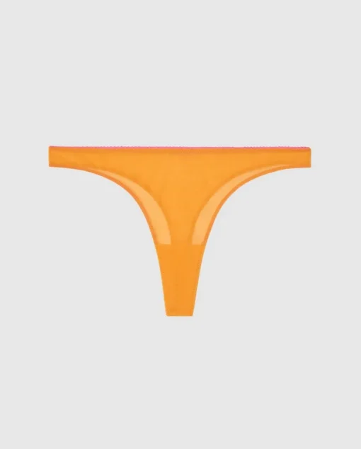 Mesh Thong Apricot/Neon Pink<UNDERSTATEMENT Online